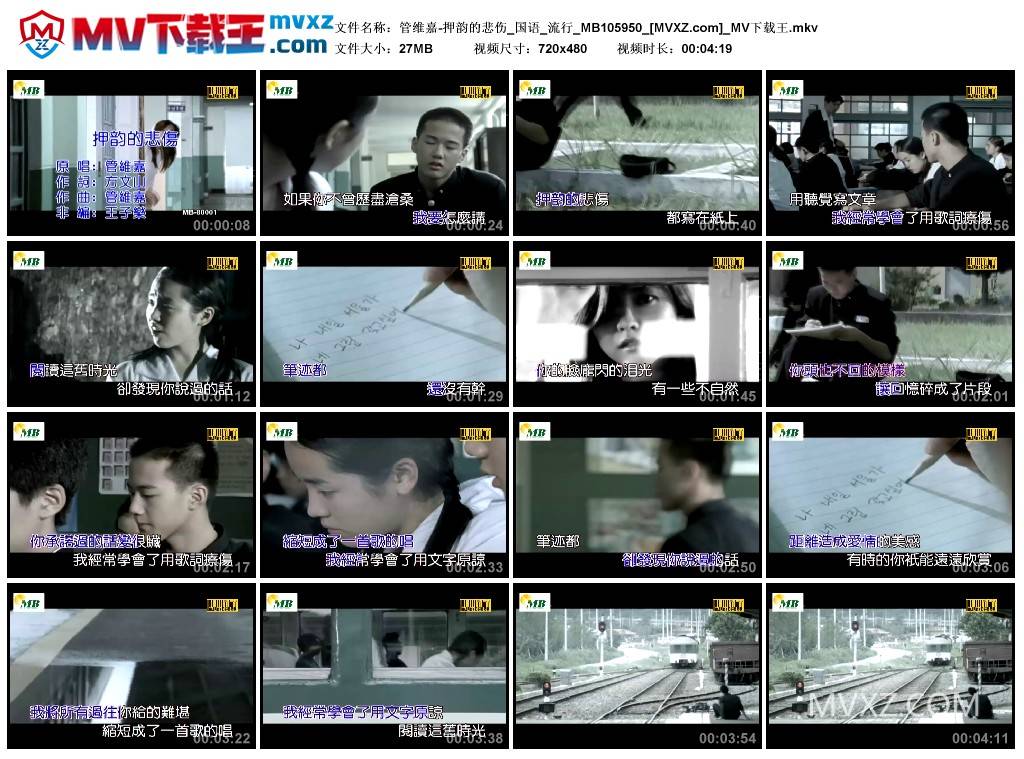 管维嘉-押韵的悲伤_国语_流行_MB105950